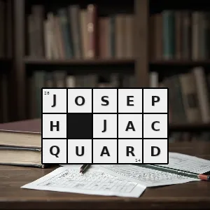 Rozwiązanie krzyżówki: francuski wynalazca 1752 1834 udoskonalił krosno tkackie przez wprowadzenie dodatkowego urządzenia sterowanego za pomocą kart perforowanych - joseph jacquard | hasła, synonimy i podpowiedzi Hasło krzyżówkowe francuski wynalazca 1752 1834 udoskonalił krosno tkackie przez wprowadzenie dodatkowego urządzenia sterowanego za pomocą kart perforowanych - joseph jacquard – rozwiązanie, synonimy, podpowiedzi i definicje krzyżówkowe